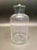 Pharmacy Apothecary Glass Jar Bottle w Lid - 12
