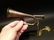 6" Miniature Military Civil War Calvary Brass Bugle - 3