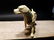 Miniature Cast Iron Yellow Lab Dog - 10