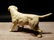 Miniature Cast Iron Yellow Lab Dog - 4