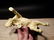 Miniature Cast Iron Yellow Lab Dog - 5