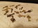 lot of Miniature Key Necklace Charm Pendants - 5