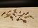 lot of Miniature Key Necklace Charm Pendants - 8
