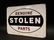 "Stolen" Classic Auto Parts Sign - 12