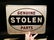 "Stolen" Classic Auto Parts Sign - 7