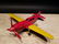 Cast Iron Red & Yellow Airplane Toy - 10