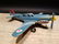 Cast Iron Shark Mouth Airplane Toy