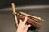 Solid Brass Telescope & Wood Tripod - 8
