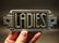 Cast Iron Bathroom Retro Ladies Toilet Sign