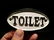 Cast Iron Bathroom Retro Men & Ladies Toilet Sign - 2