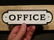 Cast Iron Retro Office Door Sign - 2