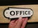 Cast Iron Retro Office Door Sign - 4
