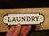 Cast Iron Laundry Sign - 7