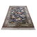 Navy Blue Vintage Persian Silk Qum Hunting Design With