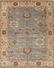 Hand-knotted Jules Serapi Slate Blue Wool Rug 10'0" x