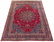 Hand-knotted Sabzevar Red Wool Rug 9'8" x 13'0" - 2