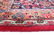 Hand-knotted Sabzevar Red Wool Rug 9'8" x 13'0" - 7
