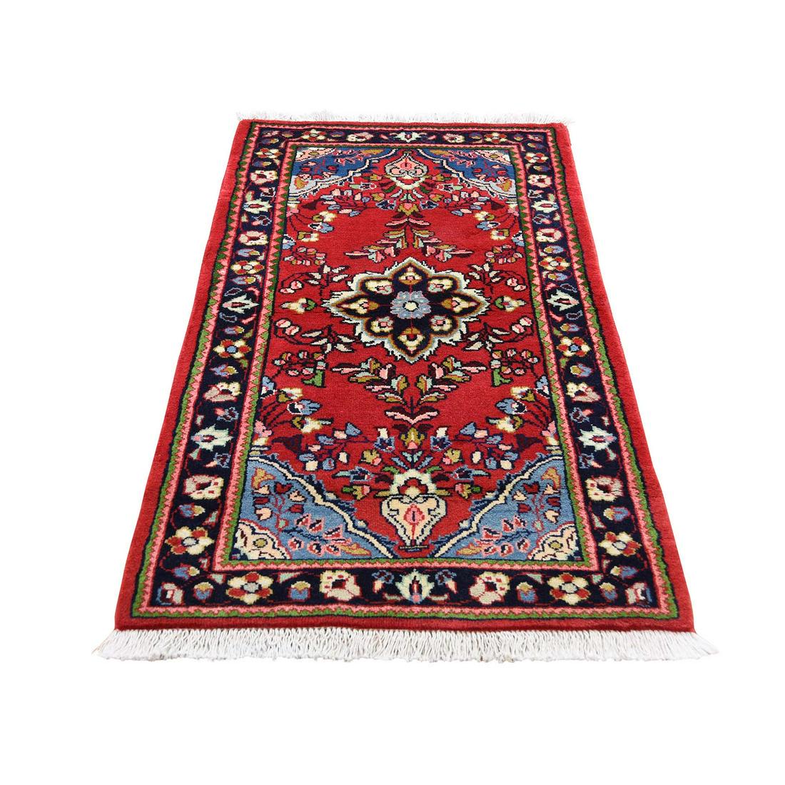 Red New Persian Qazvin Pure Wool Tribal Hand-Knotted (1 of 6)