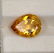 4.97ct Natural citrine pear cut
