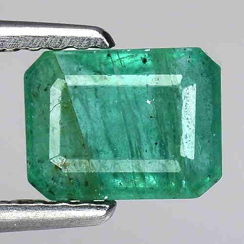 1.50 CTS NATURAL UNHEATED ZAMBIAN EMERALD OCTAGON CUT (1 of 1)