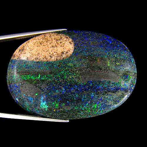 Amazing Lightning ridge austra;ian black opal-76.17 ct (1 of 1)