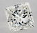 GIA CERT 2.02 CTW cut cornerd square DIAMOND HVS2