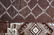 Handmade antique Moroccan Berber rug 3.4' x 5' (105cm x - 2