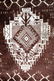 Handmade antique Moroccan Berber rug 3.4' x 5' (105cm x - 6