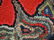 Handmade antique American Hooked rug 2' x 3.2' (64cm x - 4
