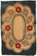 Handmade antique American Hooked rug 2.1' x 3.3' (65cm