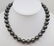 18 kt. White Gold - 12x13.6mm Large Round Tahitian