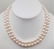 14 kt. Yellow Gold - Top grade 8.5x9mm Akoya Pearls - - 4
