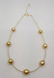 18 kt. Yellow Gold - 11x13mm Golden South Sea Pearls - - 2