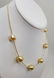 18 kt. Yellow Gold - 11x13mm Golden South Sea Pearls - - 4