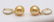 14 kt. Yellow Gold - 9x10mm Golden South Sea Pearl - 6