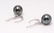 14 kt. White Gold - 9x10mm Tahitian Pearl Drops - - 4
