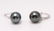 14 kt. White Gold - 9x10mm Tahitian Pearl Drops - - 6