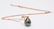 14 kt. Rose Gold - 10x11mm Peacock Tahitian Pearl Drop - 8