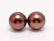 18 kt. Yellow Gold - 10x11mm Chocolate Tahitian Pearls