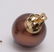 18 kt. Yellow Gold - 10x11mm Chocolate Tahitian Pearls - 3