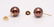 18 kt. Yellow Gold - 10x11mm Chocolate Tahitian Pearls - 5