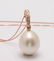 14 kt. Rose Gold - 11x12mm Champagne Golden South Sea