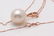 14 kt. Rose Gold - 11x12mm Champagne Golden South Sea - 7
