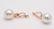 14 kt. Rose Gold- 10x11mm Champagne White South Sea - 3