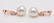 14 kt. Rose Gold- 10x11mm Champagne White South Sea - 8
