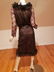 Vtg 60's Bill Blass Maurice Rentner Lace Overlay - 2