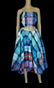 Vtg Patchwork Ensemble Maxi full skirt and crop Top - 2