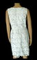 Eyelet Embroidered floral Scallop sheer lined dress - 3