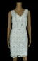 Eyelet Embroidered floral Scallop sheer lined dress - 4