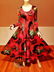 Hobo Chic 1950's multi colored floral printed maxi gown - 4